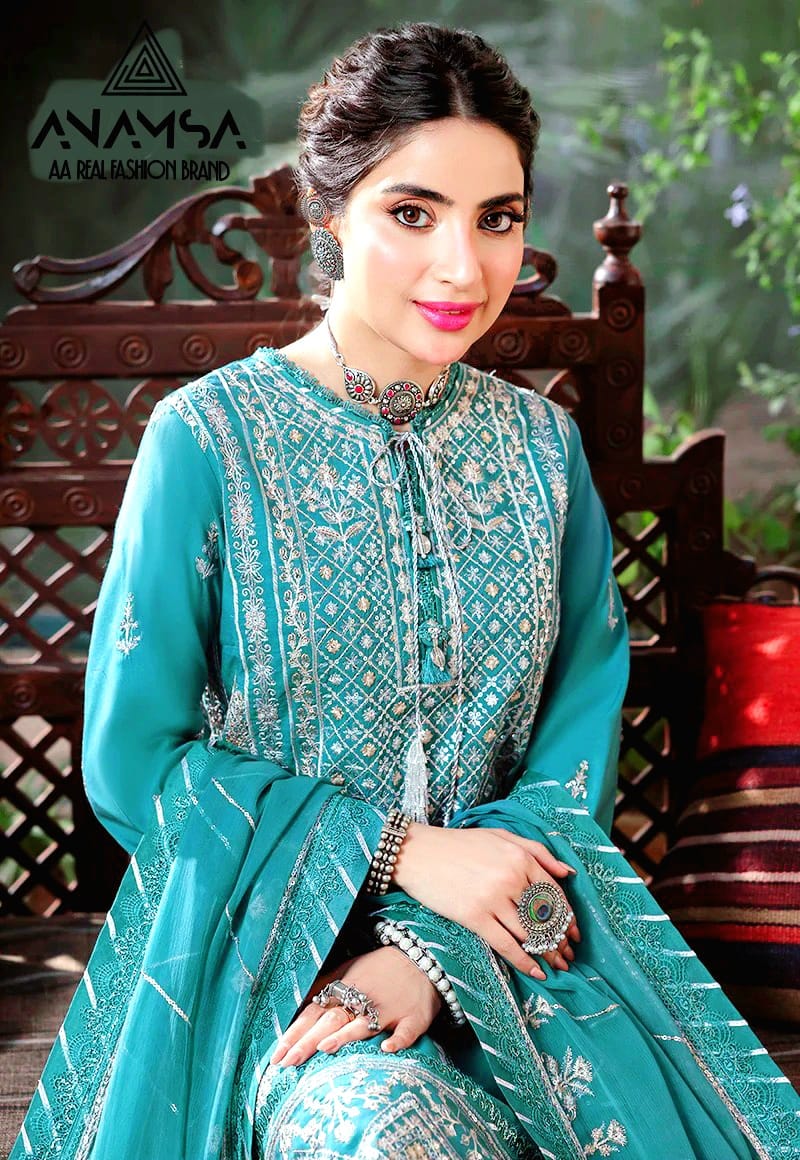 Anamsa 231 Georgette Pakistani Suits Catalog